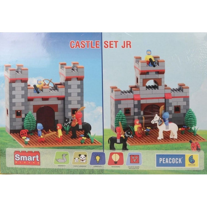 Smart Blocks Castle Set Junior (Building Blocks Set) – 450 Pieces