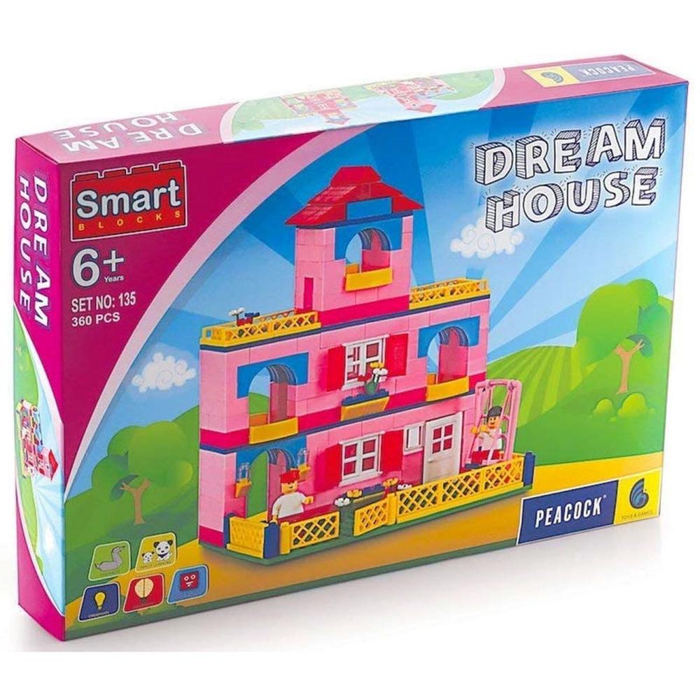 Smart Blocks Dream House 135 Building Blocks Set – 360 Pieces