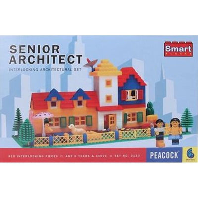 Smart Blocks Senior Architect (Building Blocks Set) – 610 Pieces