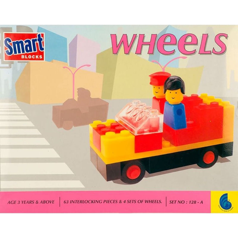 Smart Blocks Wheels (Building Blocks Set) – 67 Pieces