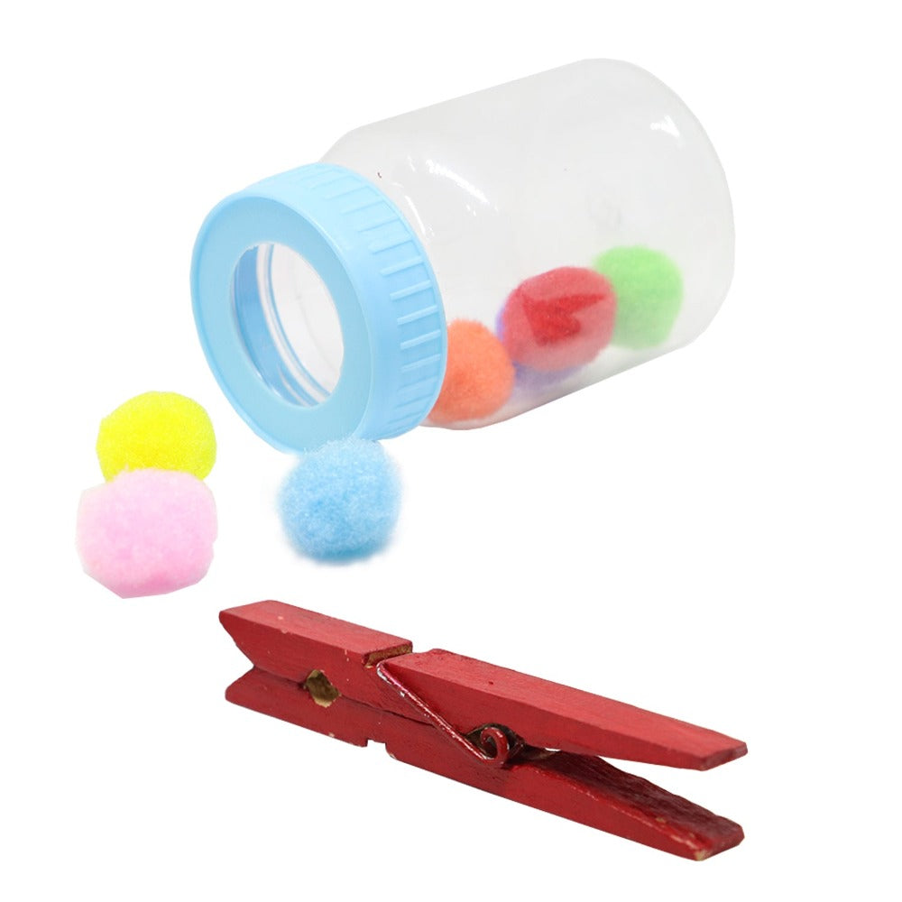 Mini Bottle Pompom Stuff For Kids