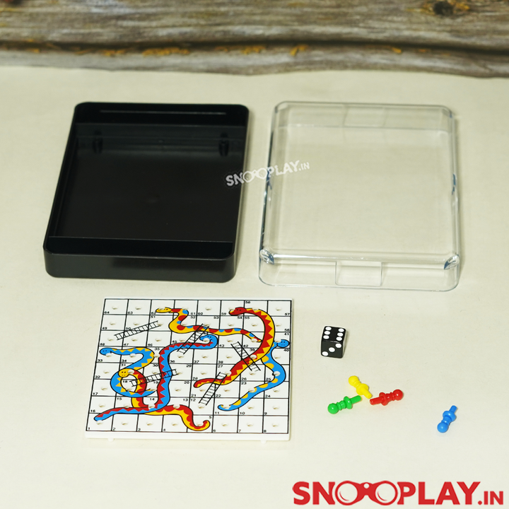 Snakes & Ladders Game (Travel Edition) - Mini Board Game