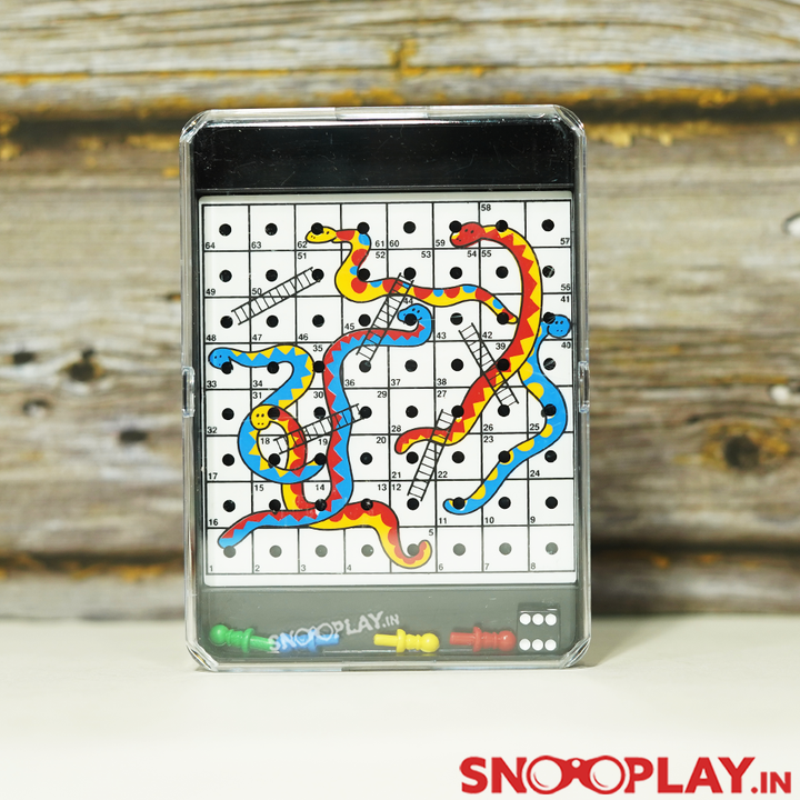 Snakes & Ladders Game (Travel Edition) - Mini Board Game