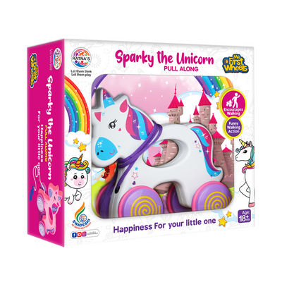 Sparky the Unicorn  Pull Along