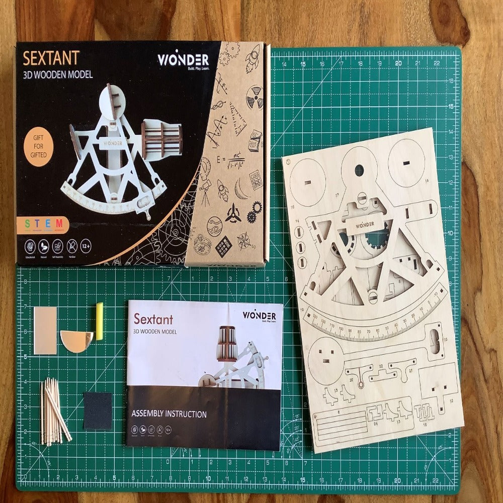 Sextant - STEM Educational DIY Wooden Puzzle