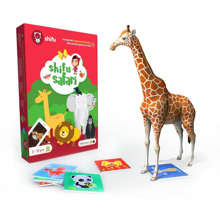 Safari AR Flashcards - 60 Animals (Interactive Game)