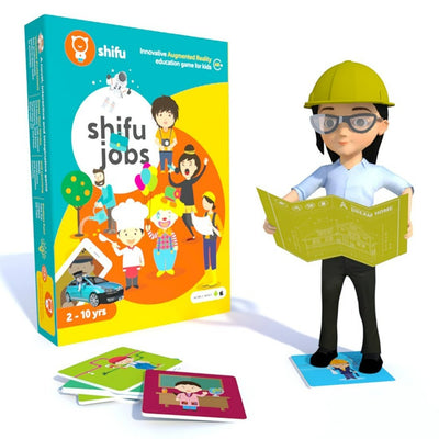 Jobs AR Flashcards - 60 Professions (Interactive Game for Kids)