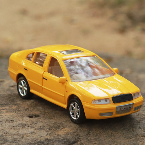 Skuba Car (Skoda) with Openable Doors & Pull Back Action -Assorted Colours google iamge