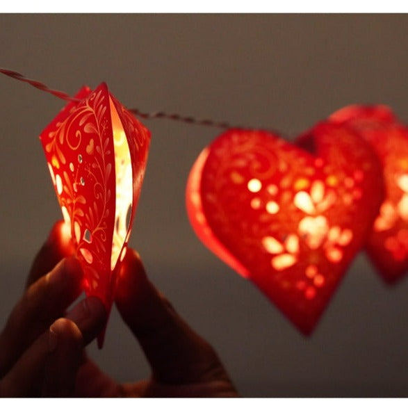 Paper Sweet Hearts Fairy Lights