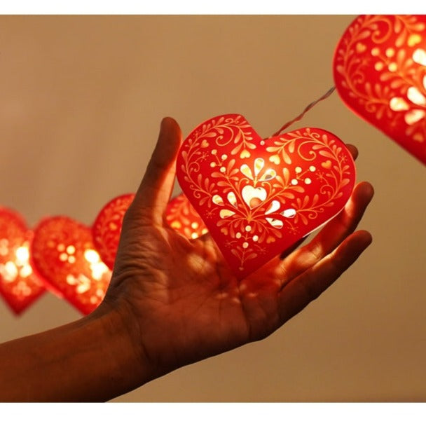 Paper Sweet Hearts Fairy Lights