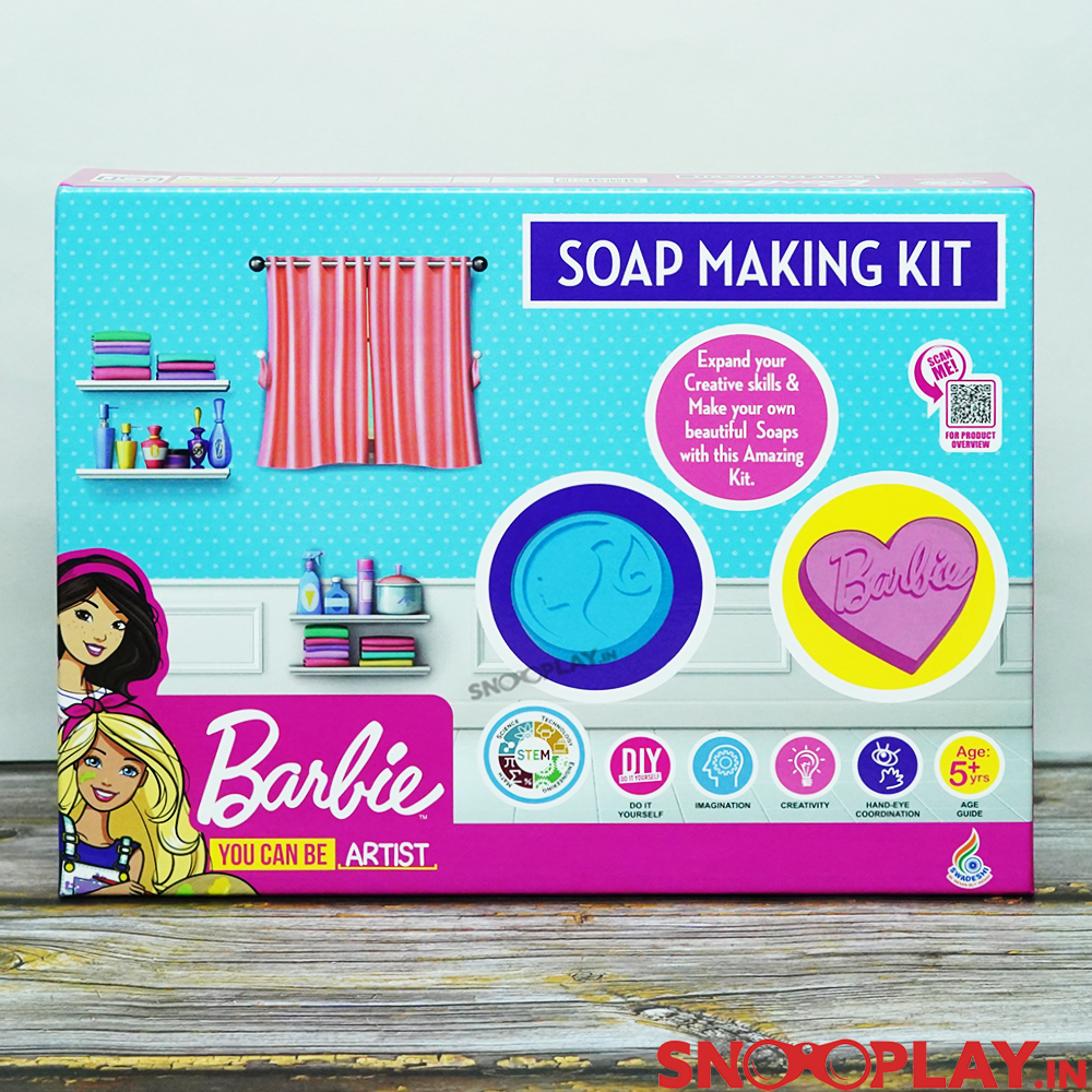 Barbie Soap Making STEM DIY Kit- Official Barbie Merchandise