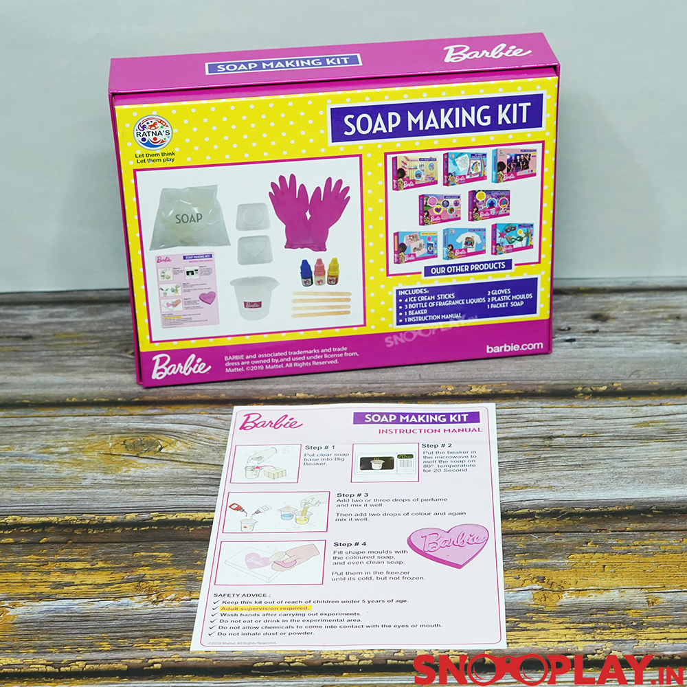 Barbie Soap Making STEM DIY Kit- Official Barbie Merchandise