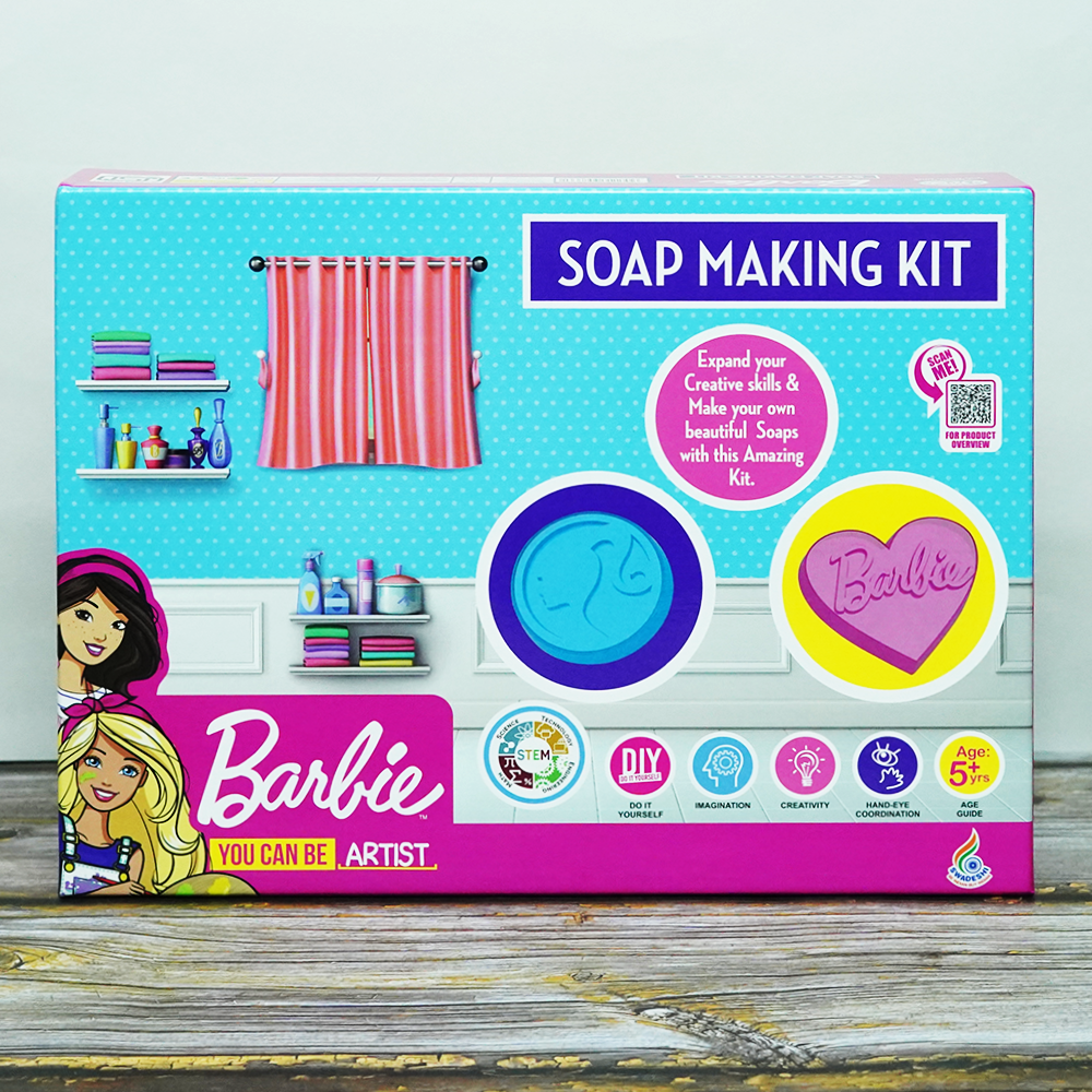 Barbie Soap Making STEM DIY Kit- Official Barbie Merchandise