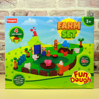 Farm Set (Build The Farm) Fun Dough Playset For Kids