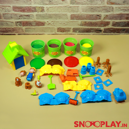 Farm Set Dough Playset - Build The Farm (3-8 Years)