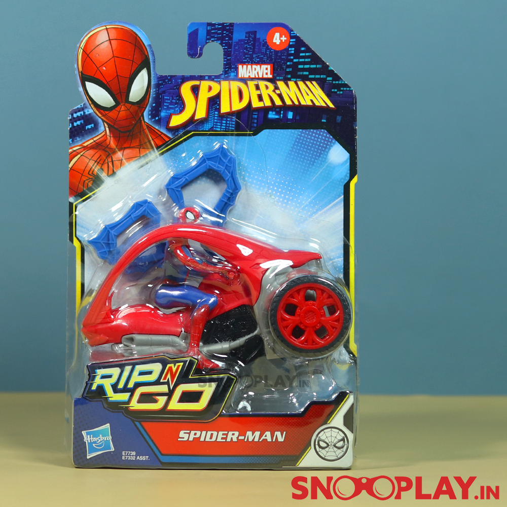 Spiderman Figure Set with Spidey Vehicle (Removable Figure with Launcher)