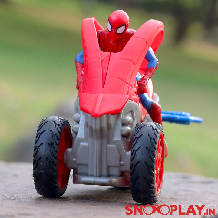 Spiderman Figure Set with Spidey Vehicle (Removable Figure with Launcher)