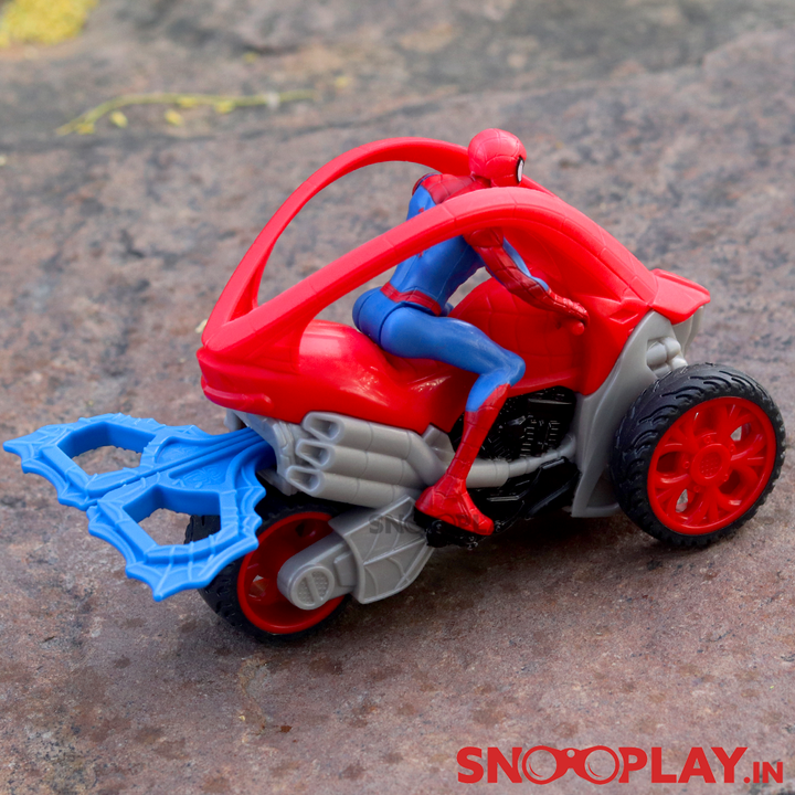 Spiderman Figure Set with Spidey Vehicle (Removable Figure with Launcher)