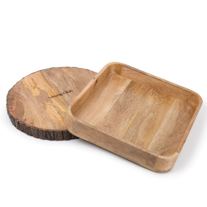 Wooden Square Tray