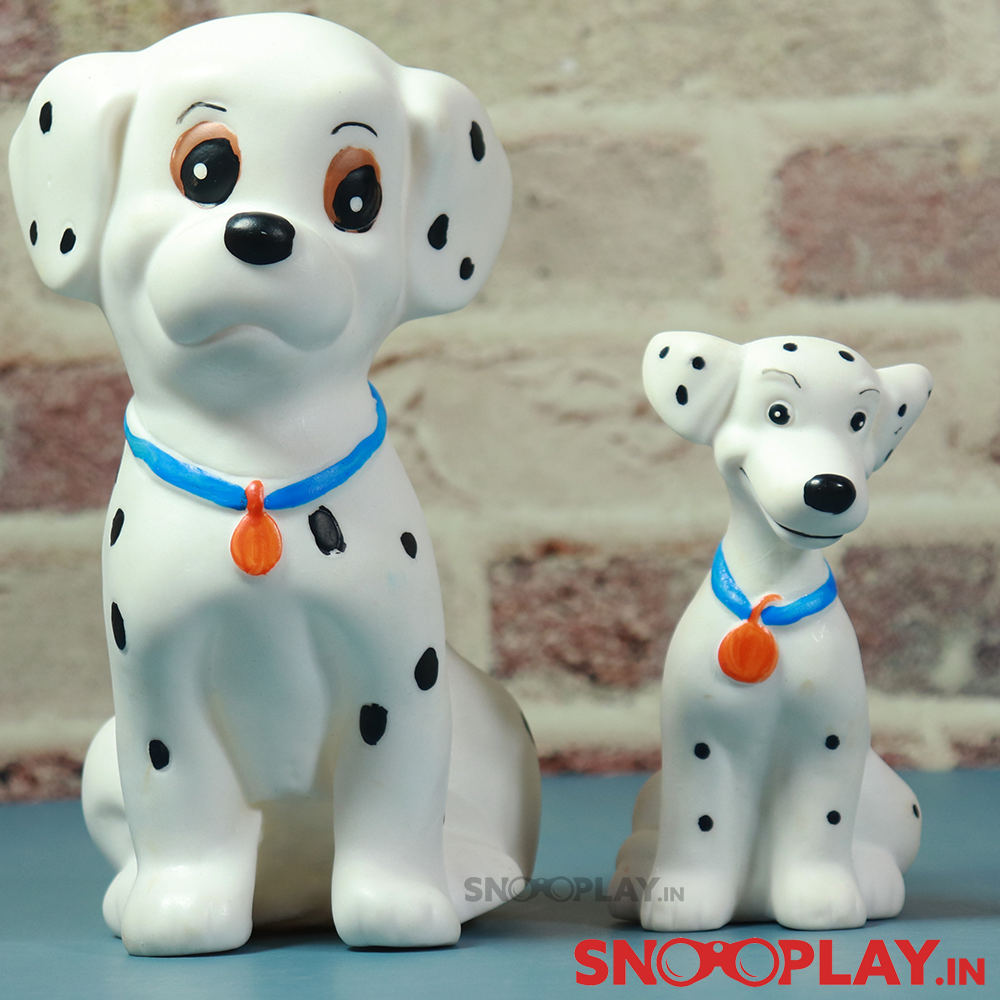 Squeezy Squeaky Toy- Set of 2 Dalmatian dog toys