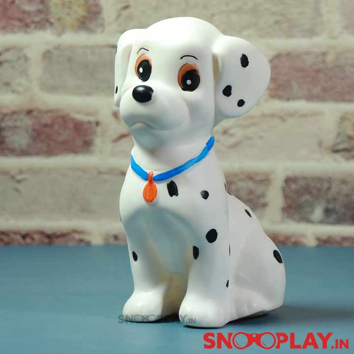 Set of 2 Squeezy Squeaky Dalmatian Dog Toys (6 Months - 2 Years)