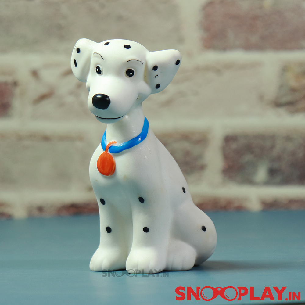 Set of 2 Squeezy Squeaky Dalmatian Dog Toys (6 Months - 2 Years)