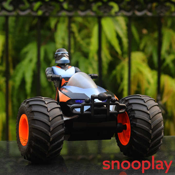 Stunt Racing ATV RC Model- comes with 2 wheeler & 3 wheeler modes- Assorted Colors