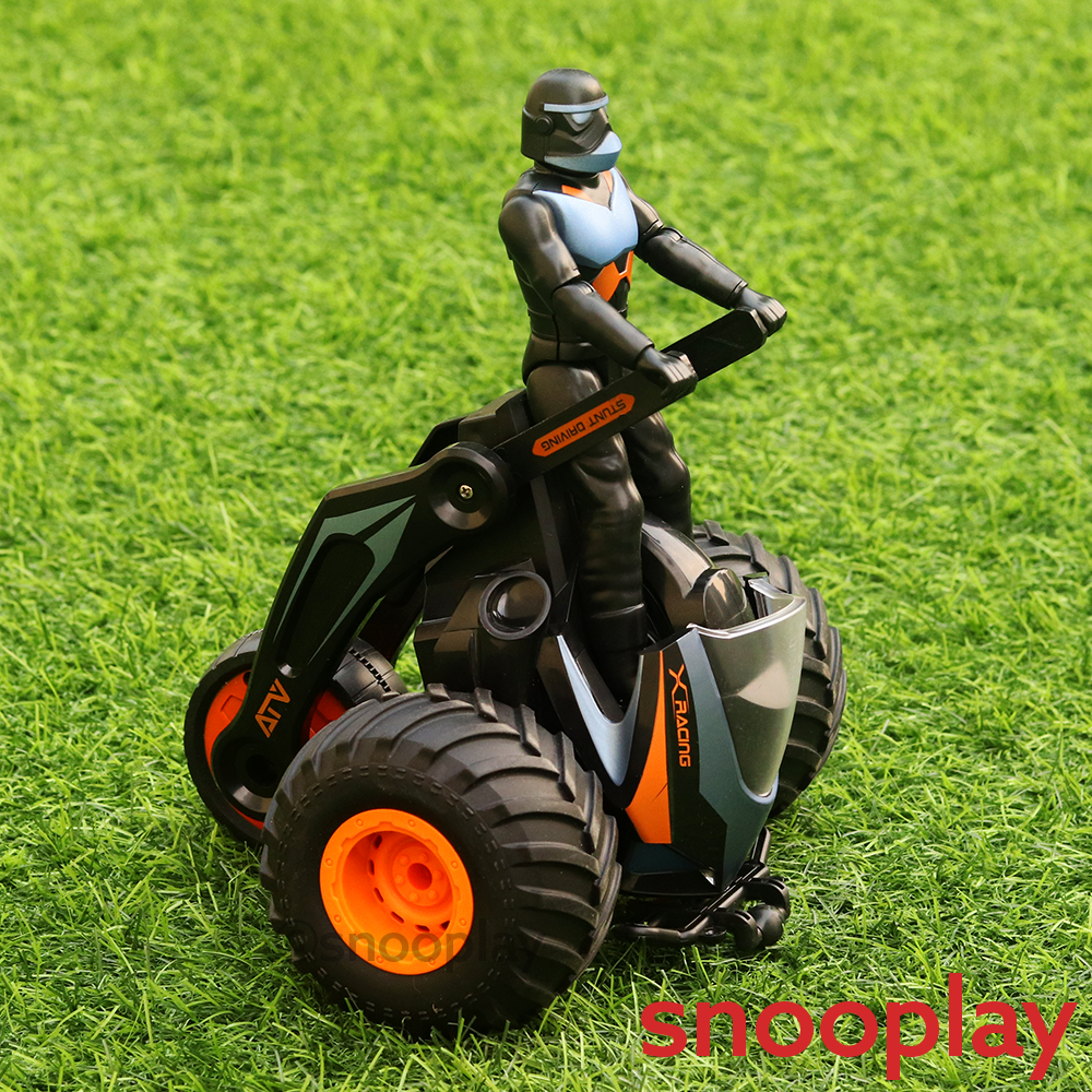 Stunt Racing ATV RC Model- comes with 2 wheeler & 3 wheeler modes- Assorted Colors