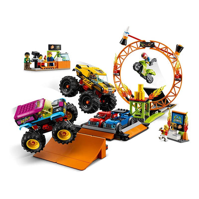 LEGO - Stunt Show Arena Building Blocks Kit (Car Track Set) - 60295 (COD Not Available)