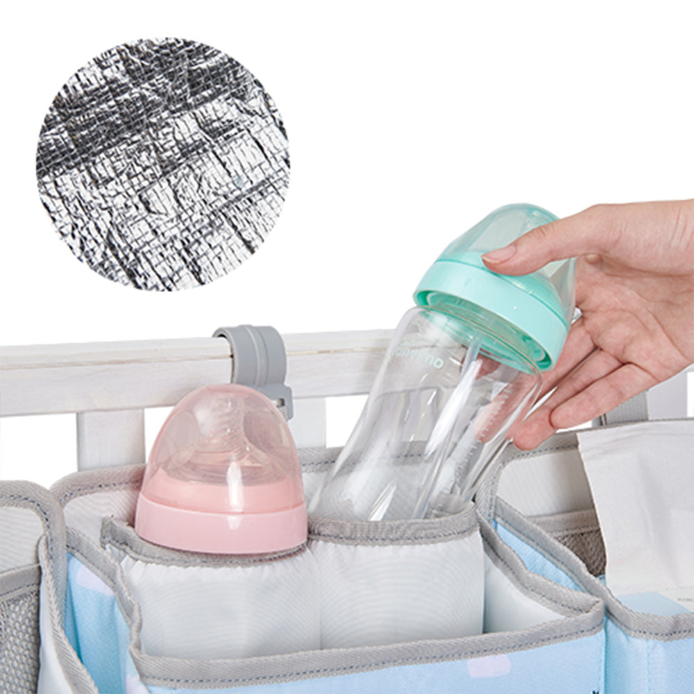 Baby Crib Organizer Caddy - Pink