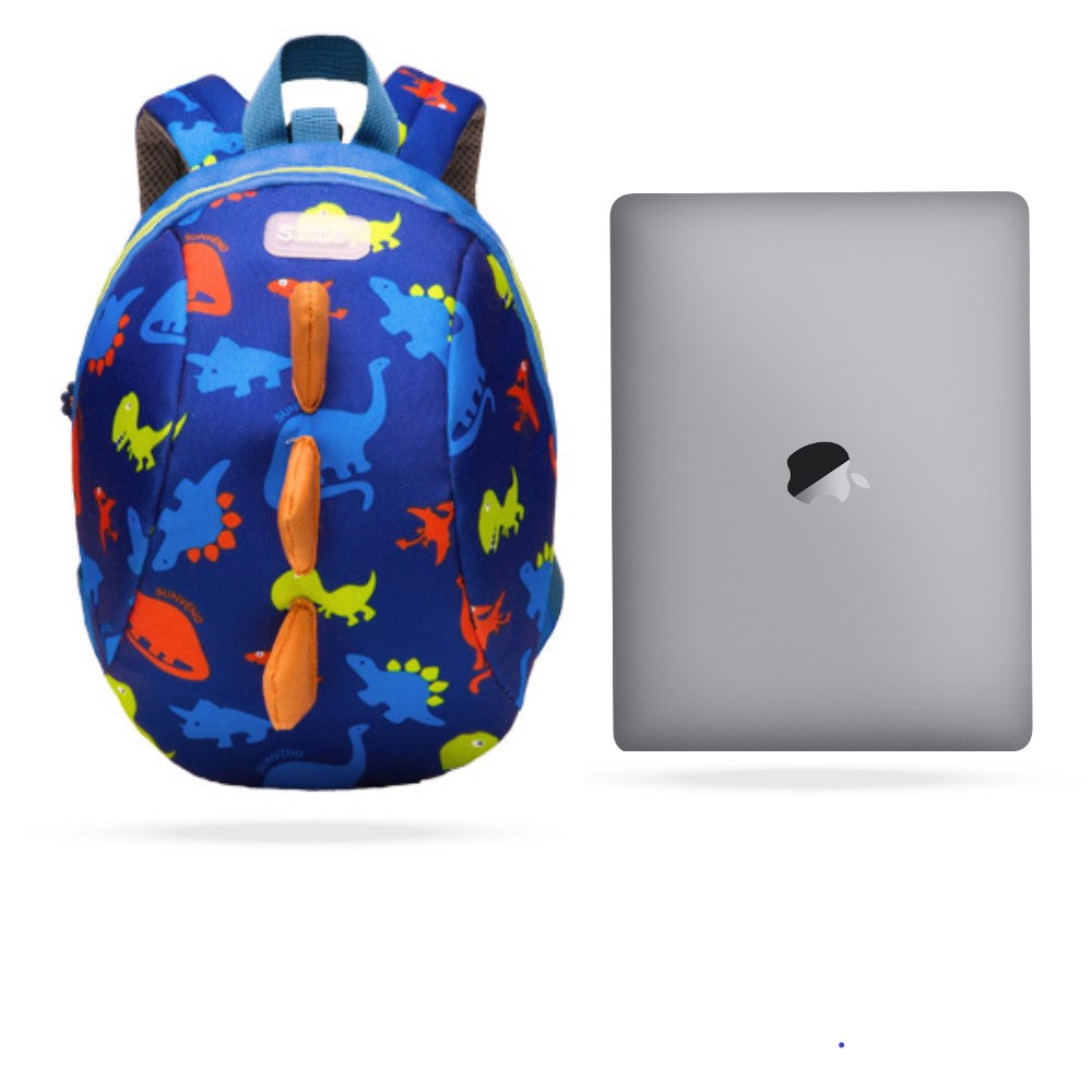 Kids Backpack Large - Dinosaur Blue