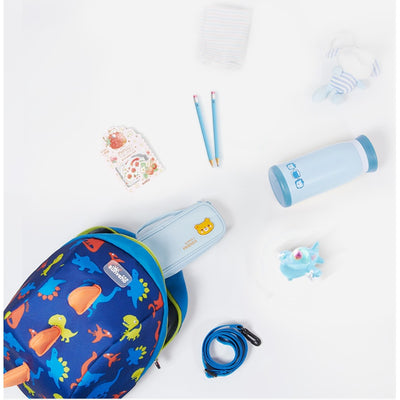 Kids Backpack- Dinosaur Blue