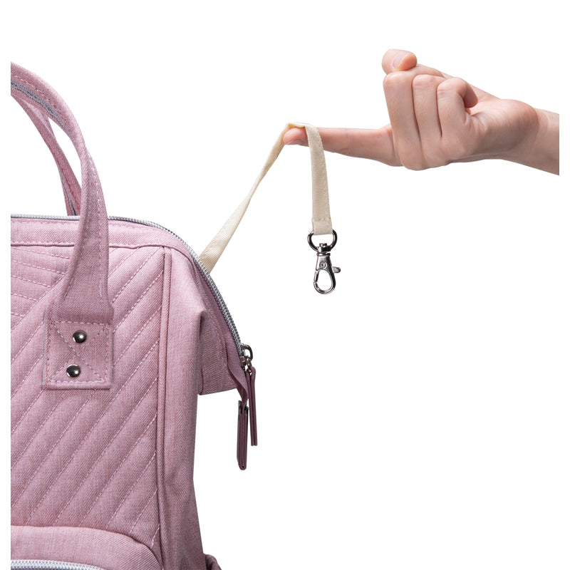 Diaper Bag - Nova Pink + Stroller Hooks