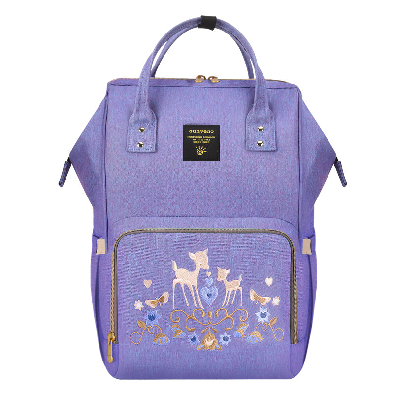 Diaper Bag - Purple Deer