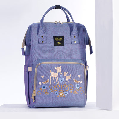 Diaper Bag - Purple Deer