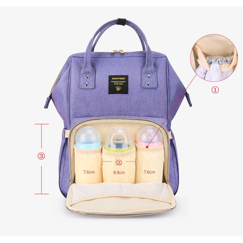 Diaper Bag - Purple Deer