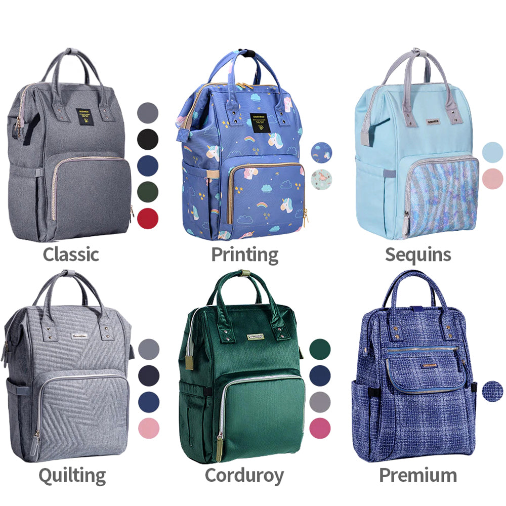 Diaper Bag - Sparkle -Blue