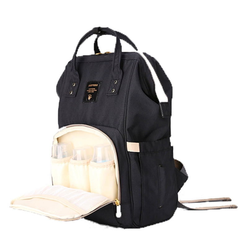 Diaper Bag with USB - Black