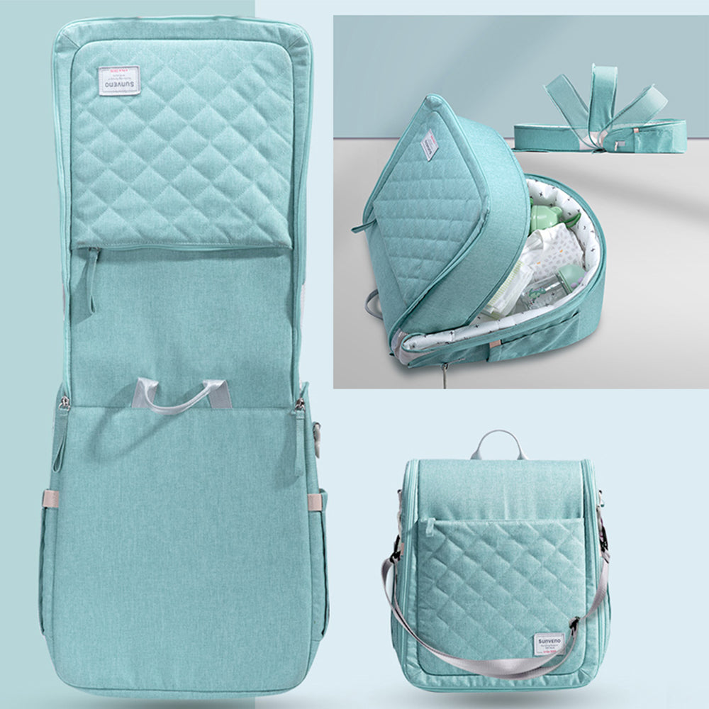 Portable Baby Bed & Bag- Sea Green