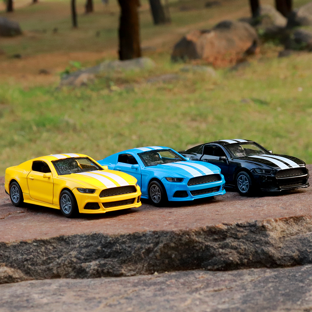 Supercar (3208) Diecast Scale Model Resembling  Mustang Shelby (1:32 Scale)- Assorted Colours