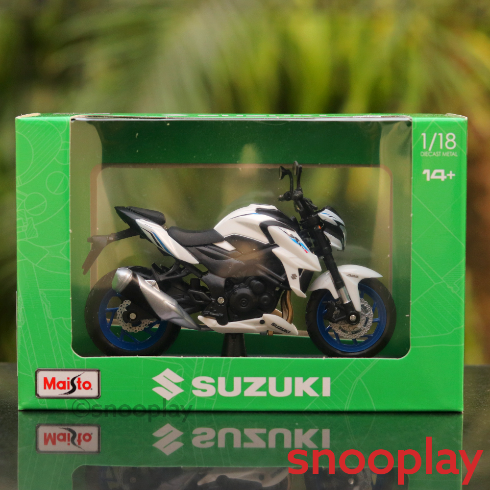 Licensed Suzuki GSX - S750 ABS Diecast Bike Model (1:18 Scale)