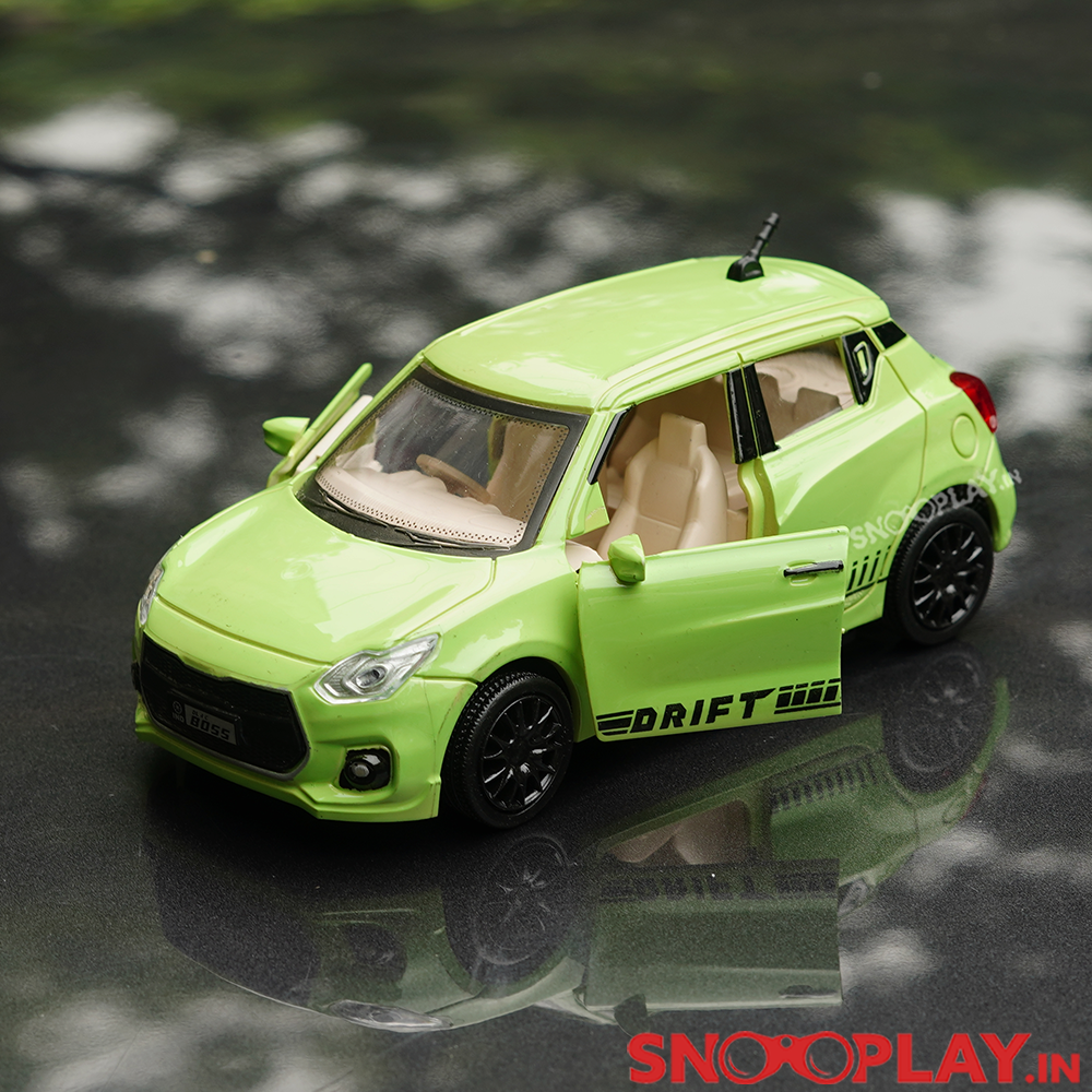 Drift Car (New Swift) Hatchback Miniature Toy Car (Pull Back Car) - Assorted Colours