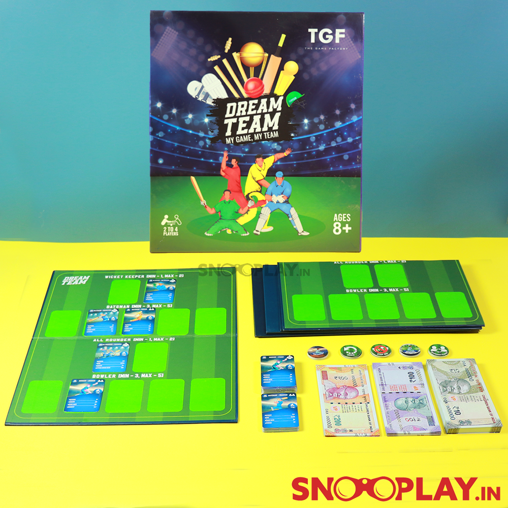 Dream Team- My Game, My Team (Cricket Board Game)