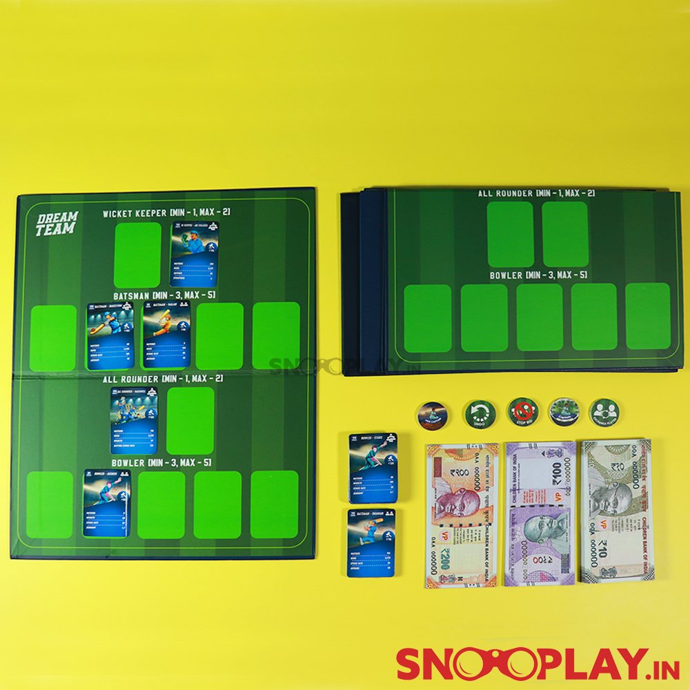 Dream Team- My Game, My Team (Cricket Board Game)