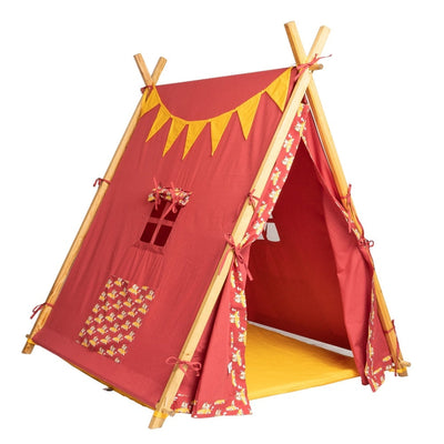 PLAY TENT BEAR DRIVE (RED) For Children - COD Not Available