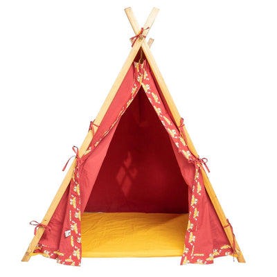 PLAY TENT BEAR DRIVE (RED) For Children - COD Not Available