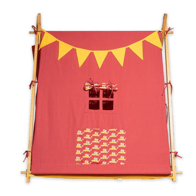 PLAY TENT BEAR DRIVE (RED) For Children - COD Not Available