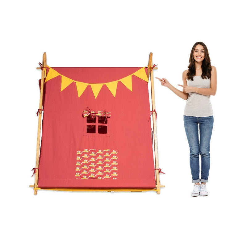 PLAY TENT BEAR DRIVE (RED) For Children - COD Not Available