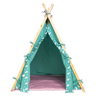 PLAY TENT LAZY LAMA (GREEN) For Children - COD Not Available