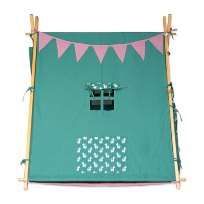 PLAY TENT LAZY LAMA (GREEN) For Children - COD Not Available